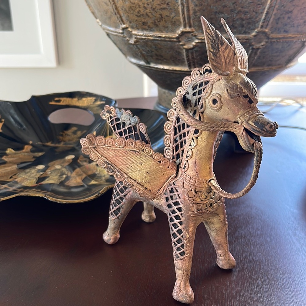 Antique Pegasus horse with wings Dokra